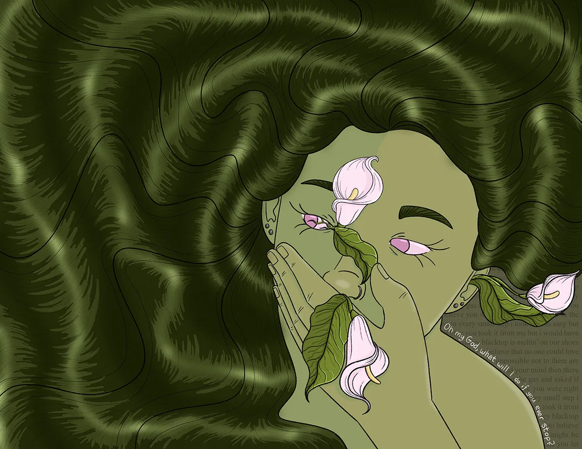 Houghton University Student digital illustration by Sydney Gartly for Senior Exhibition.